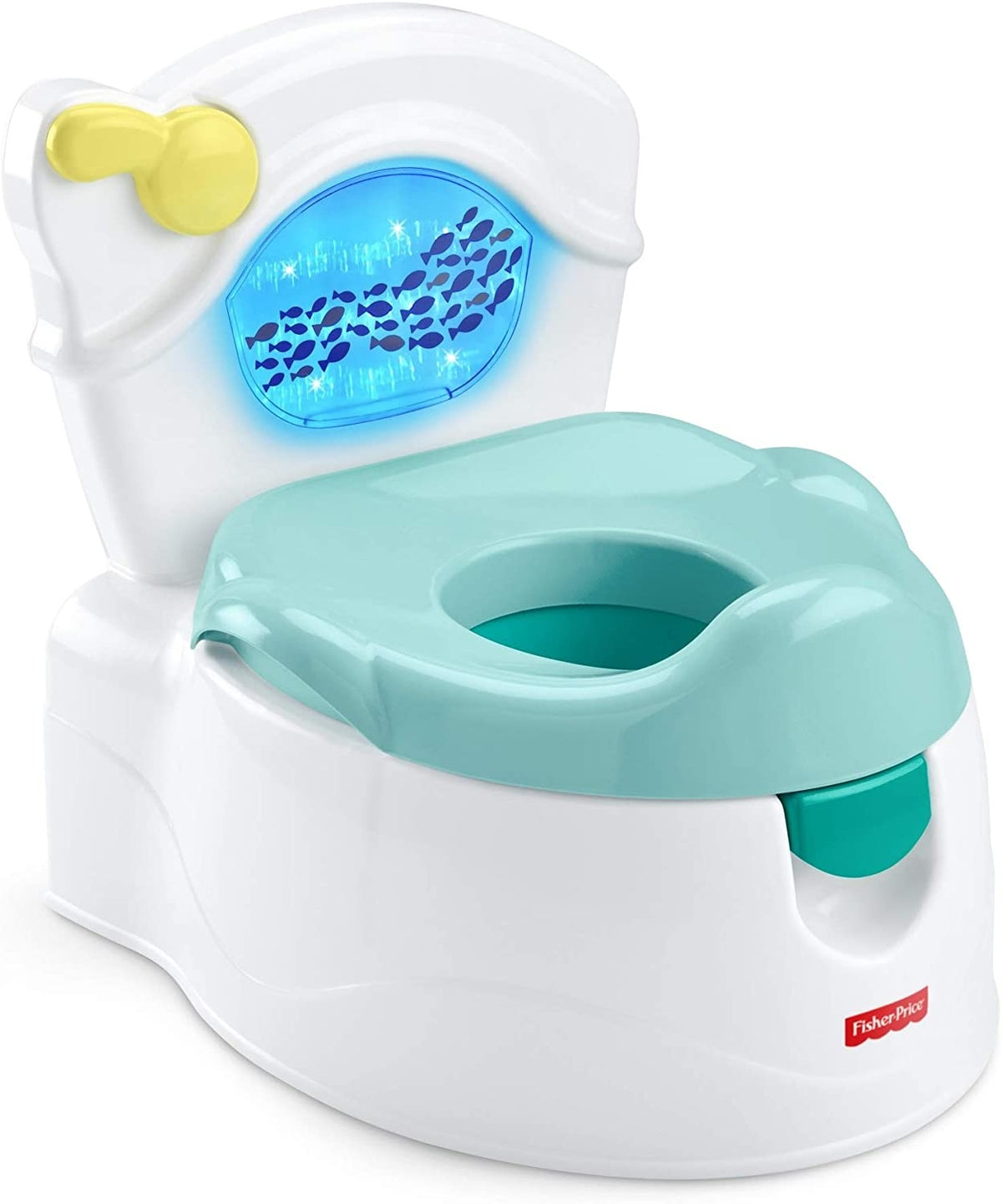 FISHER PRICE nocnik z rybkami ŚWIATŁO DŹWIĘK interaktywny nocnik z wyjmowaną wkładką