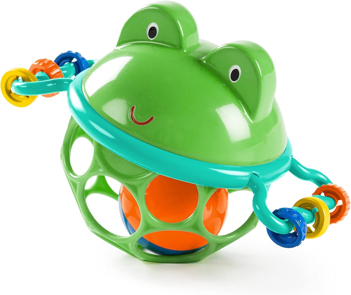 BRIGHT STARTS Little Shakers zestaw zabawek dla niemowląt 6szt. 0+ zielona grzechotka żabka