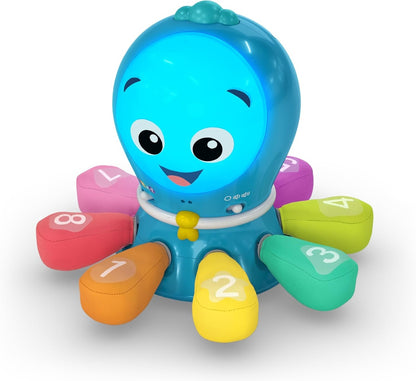 BABY EINSTEIN interaktív POLIP mondatokkal, dallamokkal, fényekkel és mozgással, 4 nyelven