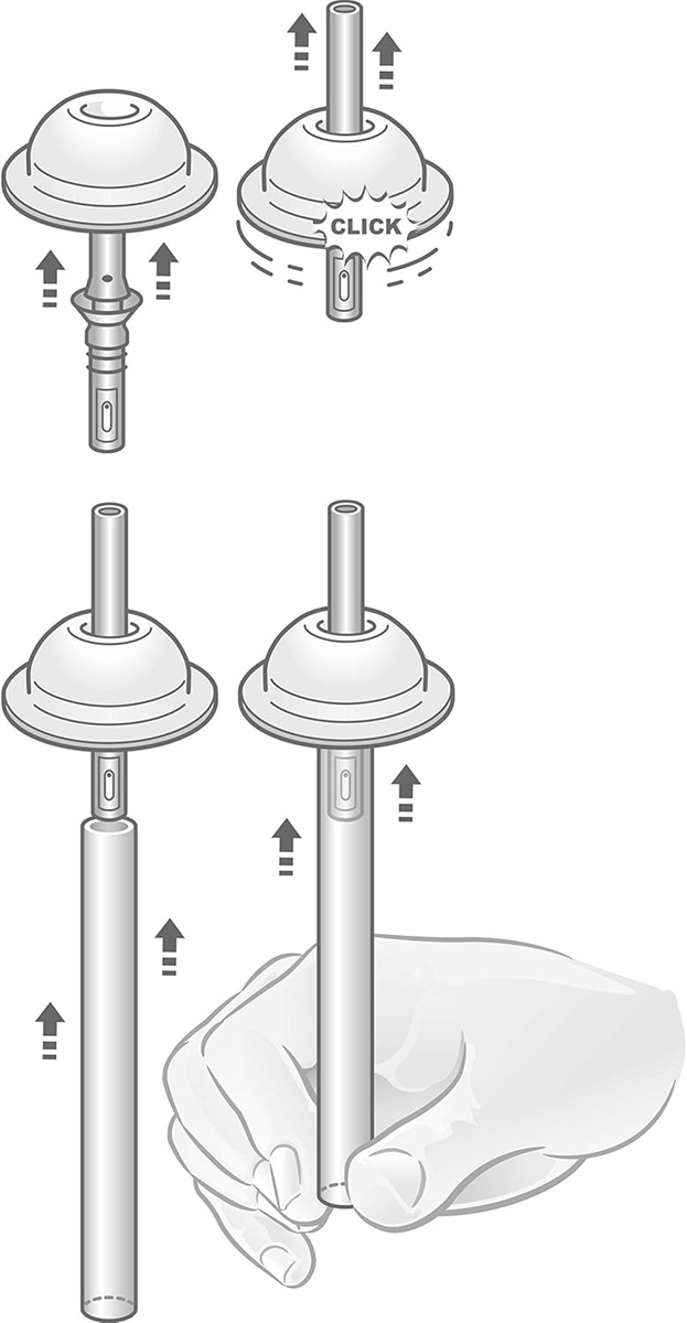 NUK 2 embouts et 2 pailles pour bouteille FLEXI CUP
