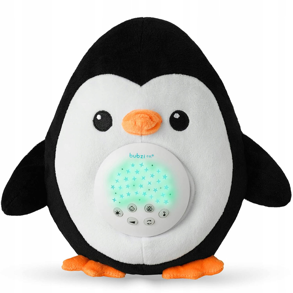 BUBZI peluche, projecteur d'étoiles, 20 sons PINGOUIN 20 cm