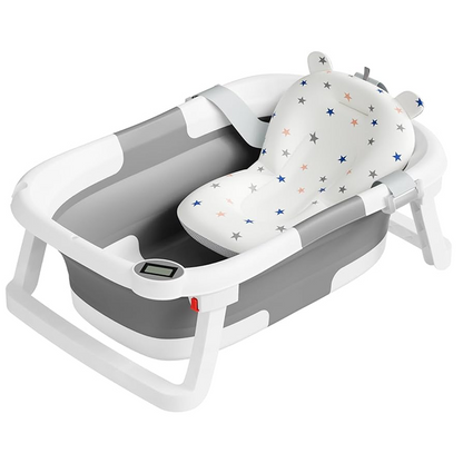 GLENMORE baignoire pliante avec vidange et thermomètre