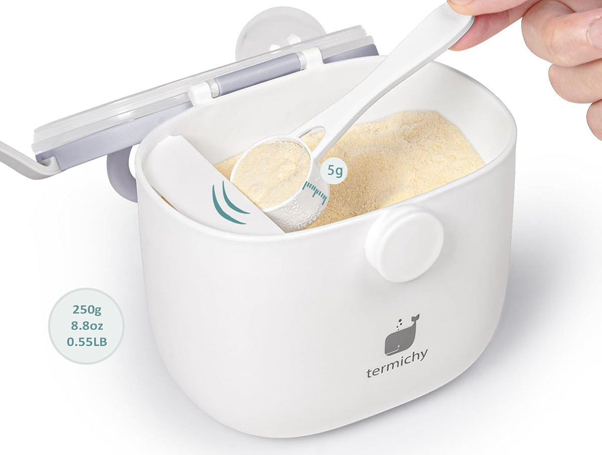 TERMICHY pojemnik na mleko modyfikowane 500 ml 250 g + miarka