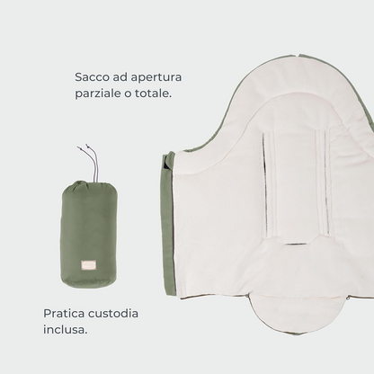 MOOVO NUVITA chancelière universelle pour poussettes 0-6 mois 80cm