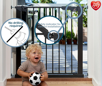 BABY DAN PREMIERE barrière d’escalier à fixation sans perçage 112-119,3