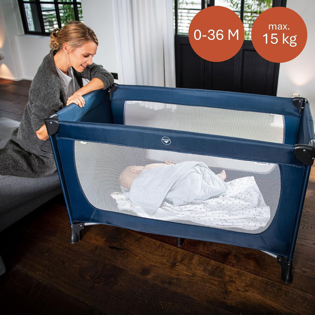 Hauck Dream N Play Plus lit parapluie 120x60 jusqu’à 15 kg