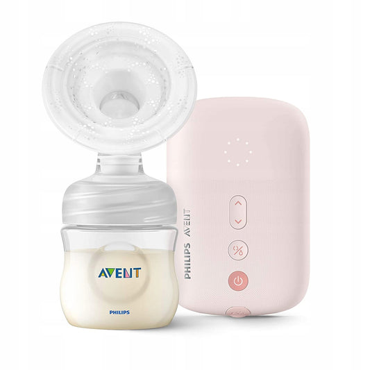 PHILIPS AVENT SCF395/11 LAKTATOR elektryczny 1 różowy, pojedynczy laktator z technologią Natural Motion