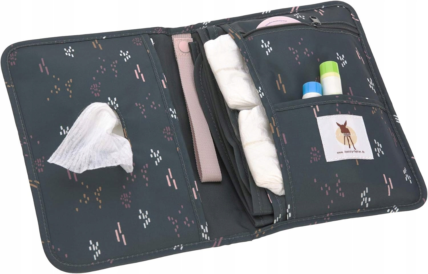 LASSIG organizer na pieluchy chusteczki +przewijak – zdjęcie produktu 3