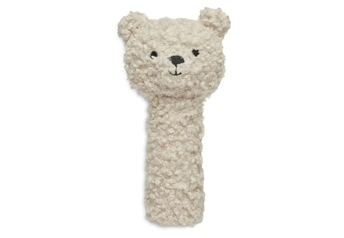 JOLLEIN Teddy grzechotka miś beżowy – beżowy – zdjęcie 1
