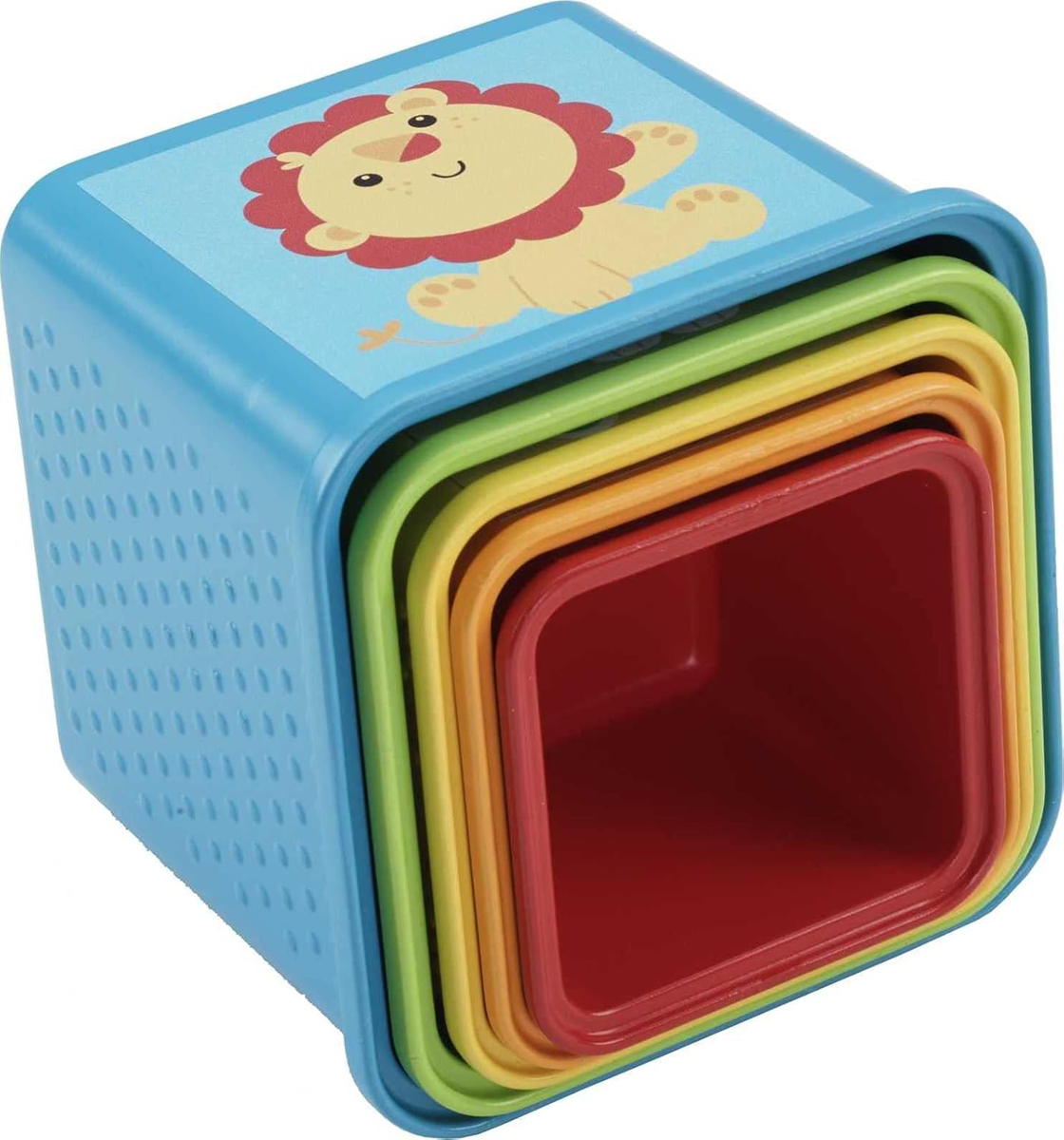 FISHER-PRICE Stack & Explore Blocks klocki o różnej wielkości 5 sztuk – zdjęcie produktu 2