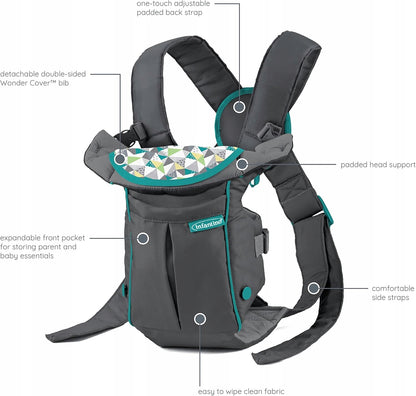 INFANTINO SWIFT CLASSIC porte-bébé ergonomique 3,5 - 12kg