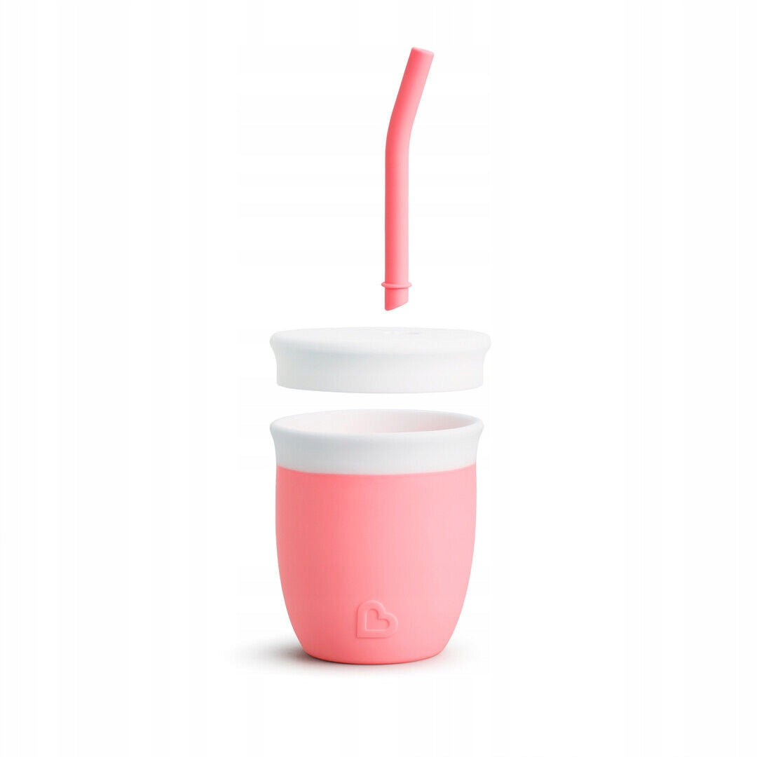MUNCHKIN C'est Silicone! kubek ze słomką 6msc+ 120ml – zdjęcie produktu 2