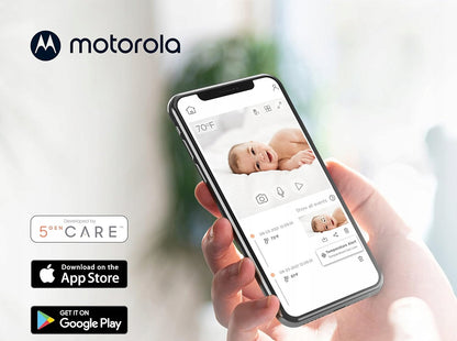 MOTOROLA PIP1010 Connect zdalnie sterowana kamera niania elektroniczna HD, podgląd dziecka na smartfonie