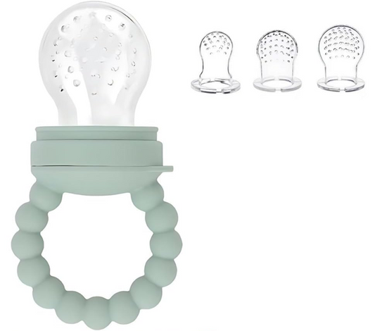 STONNY anneau de dentition distributeur de fruits pour bébés + 3 embouts 3-24 mois