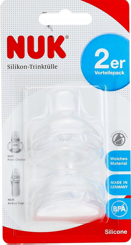 NUK suttehoved til First Choice og Active Cup x2