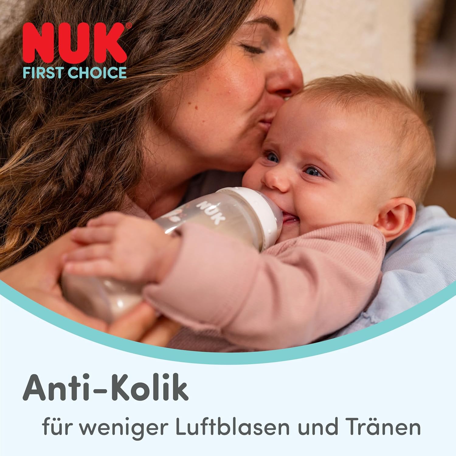 NUK First Choice Flaschensauger ab 6 Monaten Flow Control, 2 Stück – Produktfoto 3