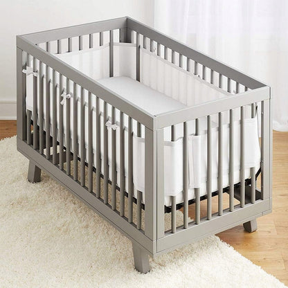 Protecție pentru pătuț cu steluțe, plasă 340x30 + 160x30