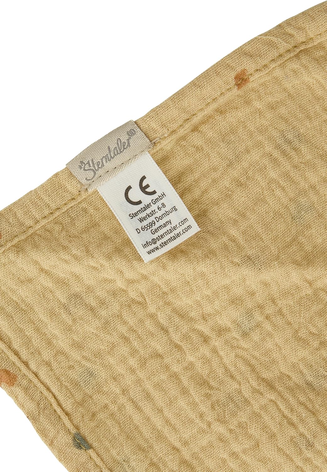 Sterntaler Kaya L doudou girafe en mousseline ocre 0m+