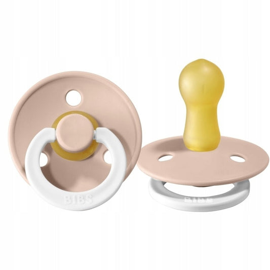 BIBS COLOUR GLOW smoczki uspokajające 2pack kauczuk 18-36 msc ŚWIECĄ