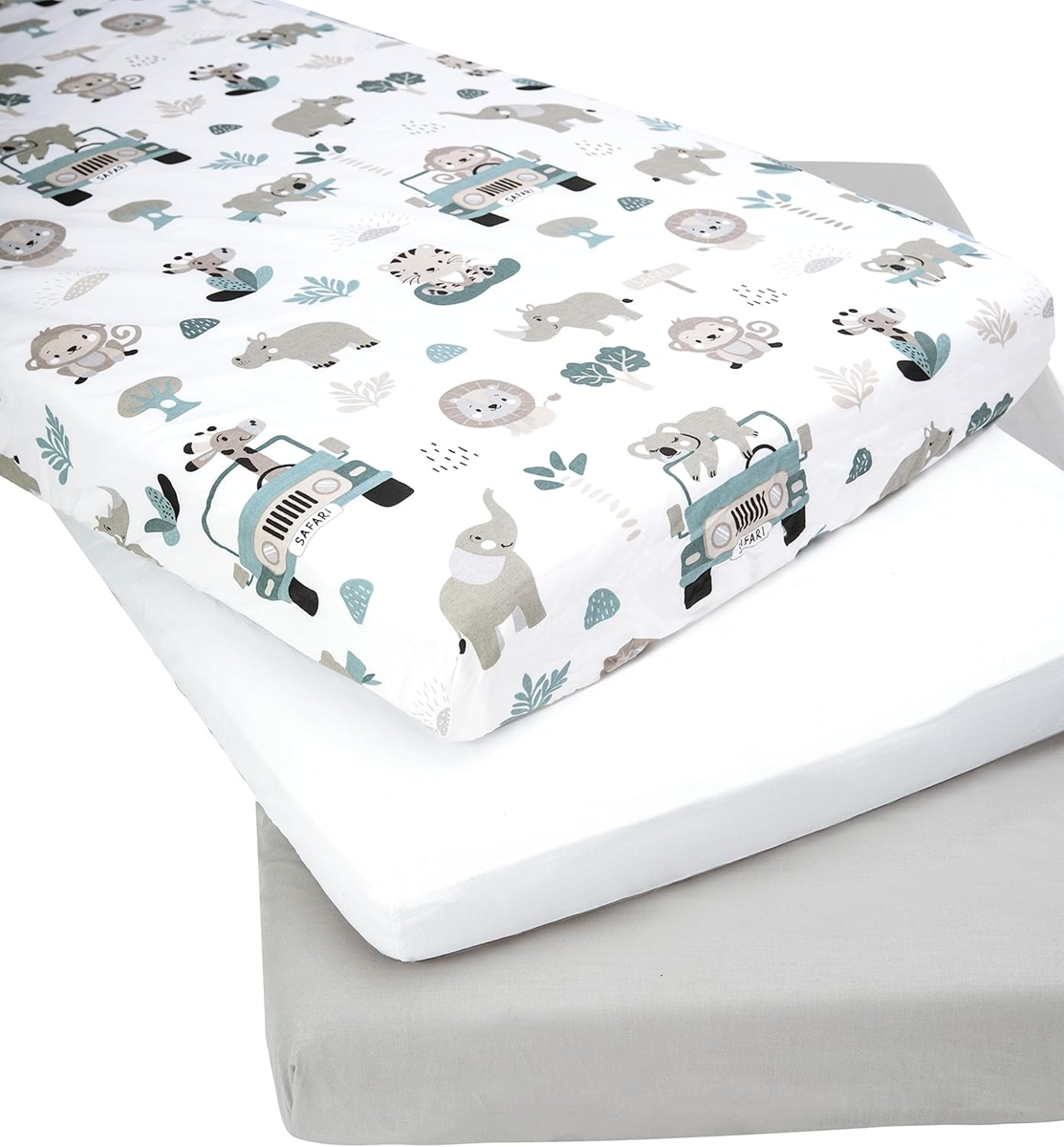Drap-housse MEDIPARTNERS pour lit bébé 60cmx120cm x3