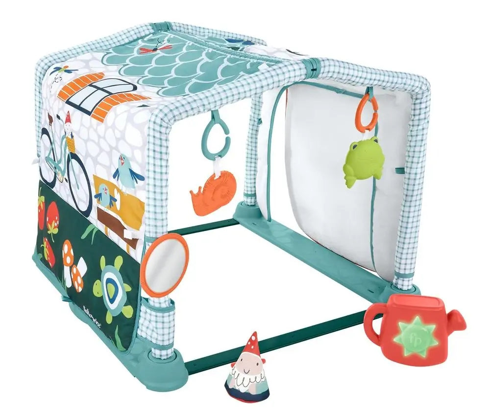 FISHER-PRICE tapis d’éveil 3-en-1 éducatif Maison de l’Explorateur