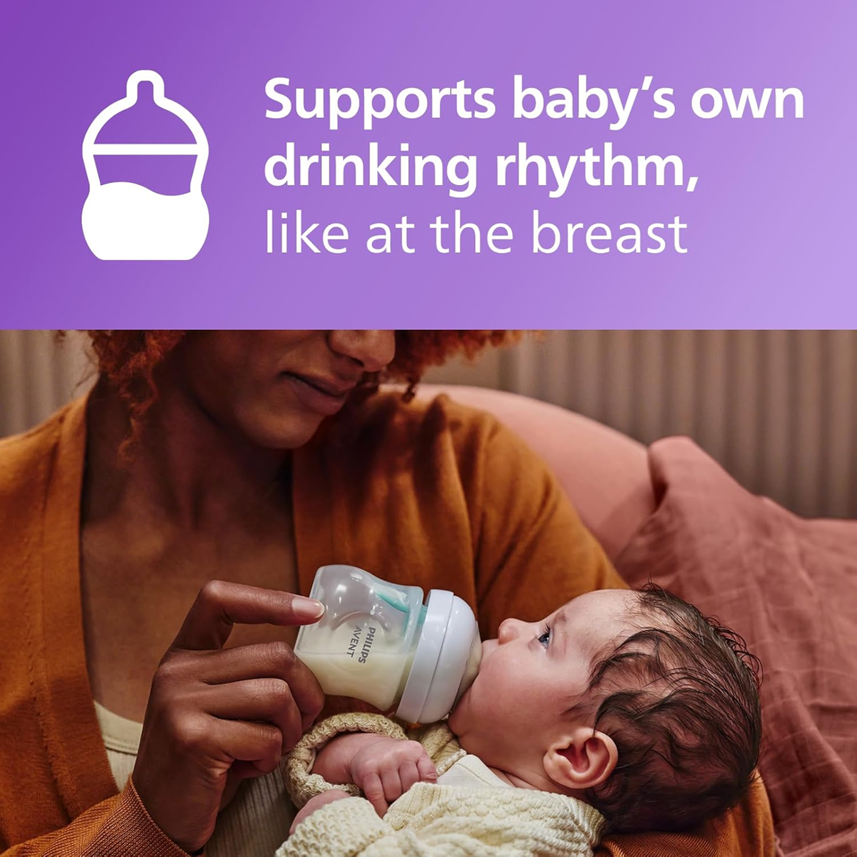 PHILIPS AVENT Natural RESPONSE AIRFREE VENT set biberon 260ml x2 + tétine