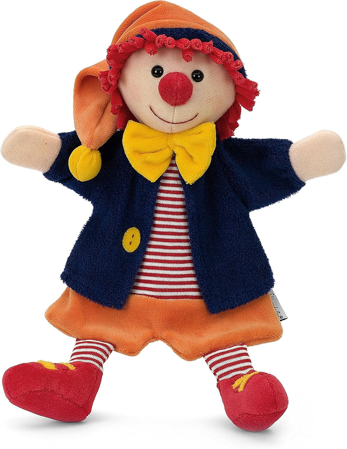 STERNTALER marionnette à main en peluche pour jeux de rôle CLOWN 28 cm