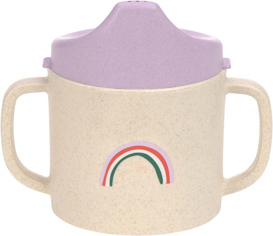LÄSSIG Sippy Cup Happy Rascals Heart csőrös pohár 150 ml 6 hónap+