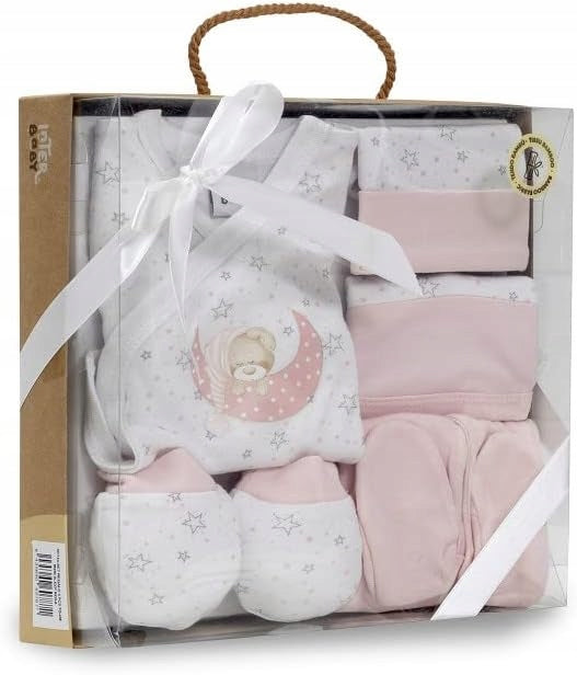 INTERBABY coffret cadeau en bambou pyjama bonnet chaussettes bavoir
