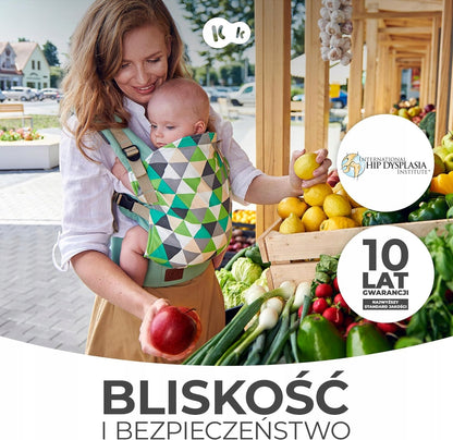 KINDERKRAFT NINO CONFETTI marsupiu ergonomic pentru bebeluși