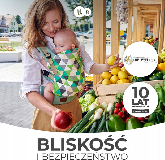 KINDERKRAFT NINO CONFETTI ergonomisk bärsele