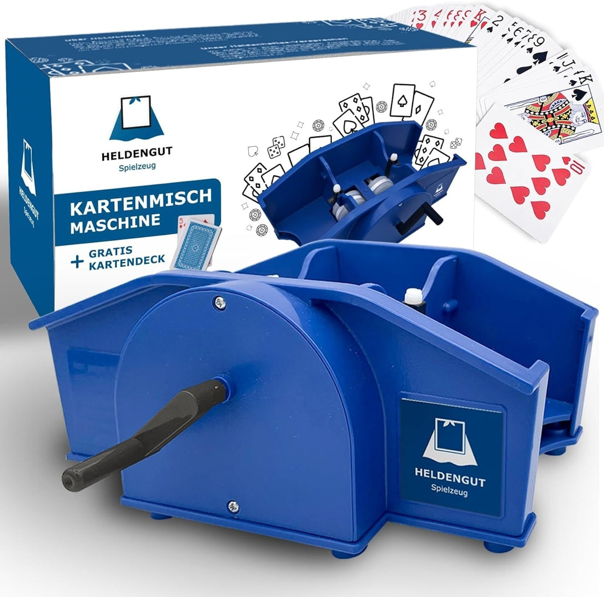 HELDENGUT hand-held card-sorting machine