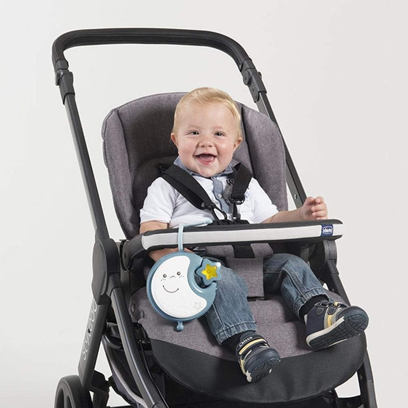CHICCO Next2Dreams 2w1 karuzela z melodiami i lampką nocną MIŚ