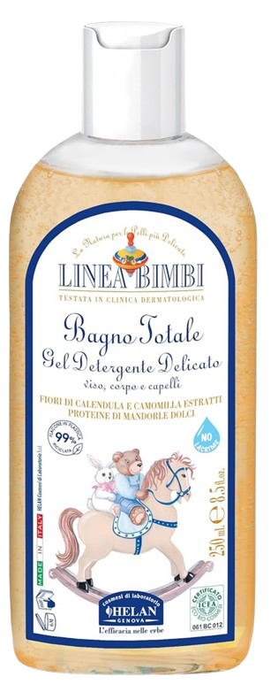 HELAN Linea Bimbi gel de bain et shampooing aux protéines d’amande 250 ml 0+