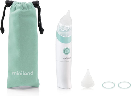 MINILAND aspirateur nasal électrique + 2 embouts et étui