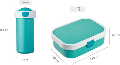 MEPAL set lunchbox boîte à déjeuner et gourde 0,3l