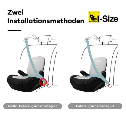 LETTAS I-SIZE rehausseur de siège auto groupe III avec ISOFIX