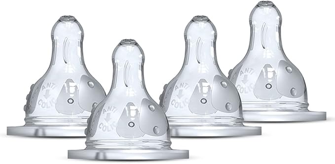 DODIE tétines de biberon x4 taille 3 âge 6 mois+ anti-colique