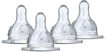 DODIE tétines de biberon x4 taille 3 âge 6 mois+ anti-colique