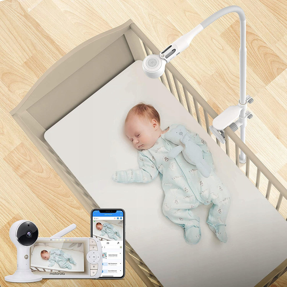 MOTOROLA VM65X Connect babyphone électronique 5" + mât