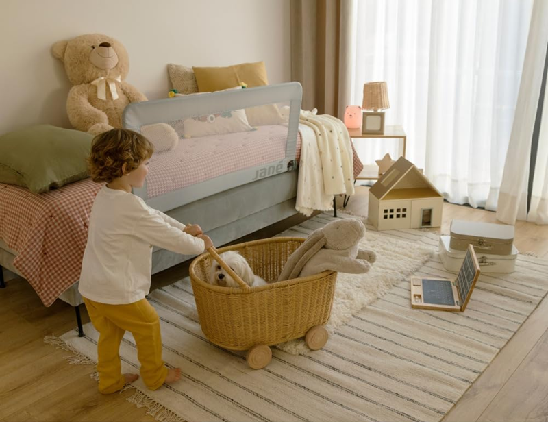 Barrière de sécurité pour lit JANE 110 cm + sac étui