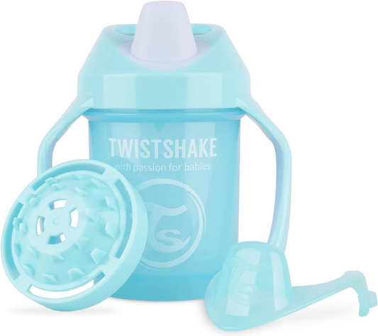 TWISTSHAKE Mini Cup tasse anti-fuite avec bec et mixeur 230 ml 4 m+