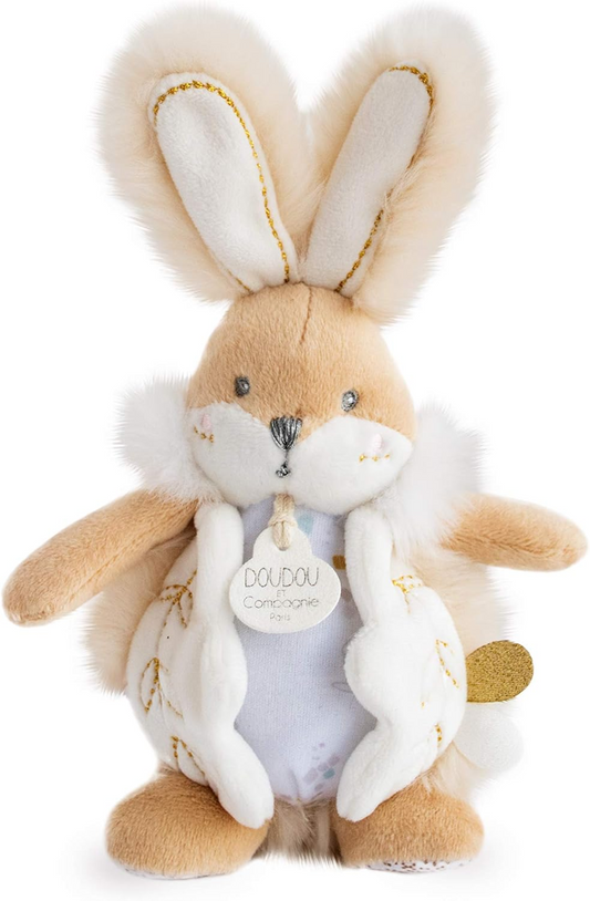 DOUDOU et Compagnie KRÓLIK przytulanka 20 cm + pluszowe etui do książki