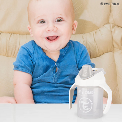 TWISTSHAKE Mini Cup Auslaufsicherer Trinklernbecher mit Trinkschnabel und Mixer, 230 ml, ab 4 Monaten – Produktfoto 5