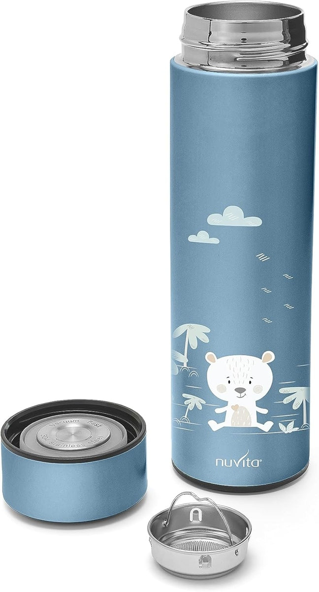 NUVITA thermos pour boissons chaudes et froides 500 ml avec thermomètre numérique LED