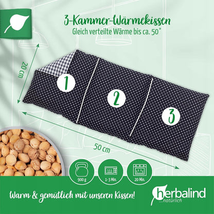 HERBALIND thermofor met kersenpitten XL 900g 50x20cm