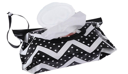 BOÎTE pour lingettes humides 12,3 x 18,7 cm + 2 sachets pour lingettes