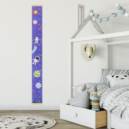 AOLSO toise en toile 195 cm + crochet autocollant KOSMOS