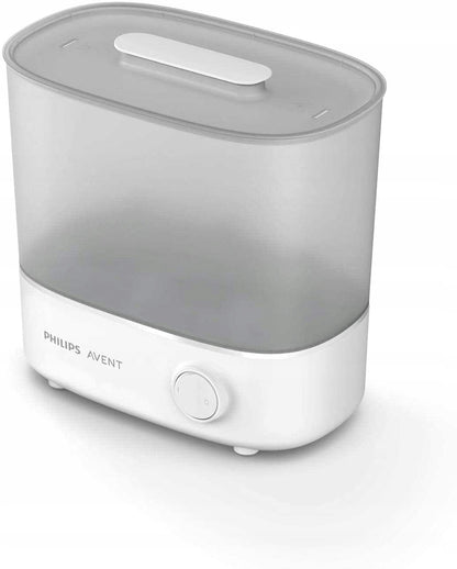 PHILIPS AVENT elektryczny sterylizator parowy SCF291/00 biało-szary, bez BPA, sterylizacja 99,9% zarazków