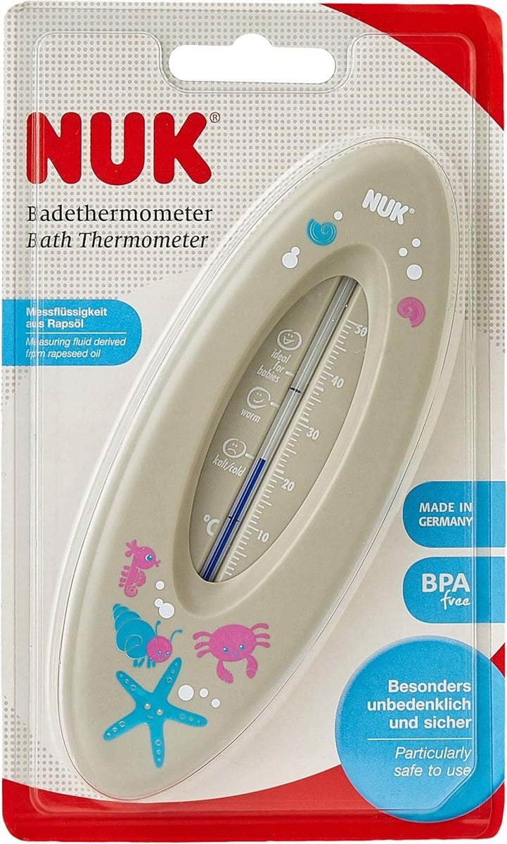 NUK pływający analogowy termometr do kąpieli 16 cm STWORZENIA MORSKIE